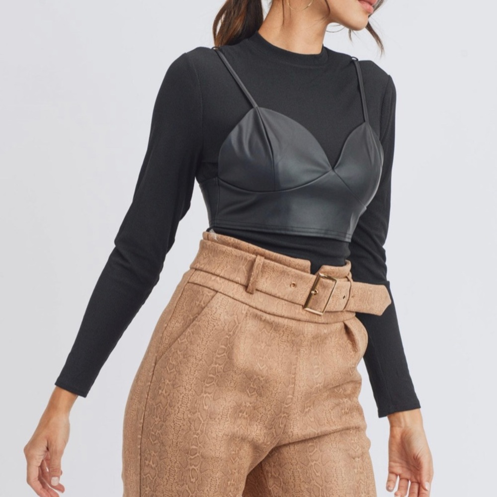 Black Trendy Top